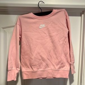 Nike pink sweatshirt